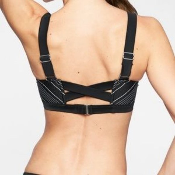 Athleta Chevron Bikini Top size 38B/C - Picture 2 of 2